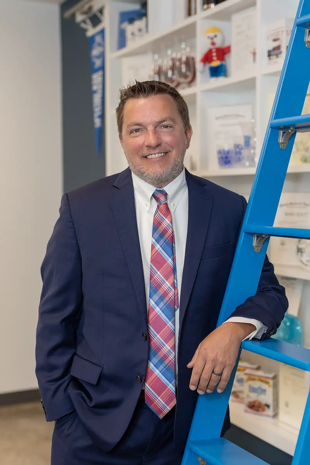 Greg Latham in IPC lobby